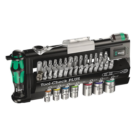 Wera 05056491001 Tool-Check Plus Ratchet Set W/ Socket Imperial (39 Piece)